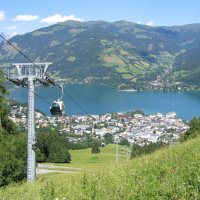 Uitzicht op Zell am See